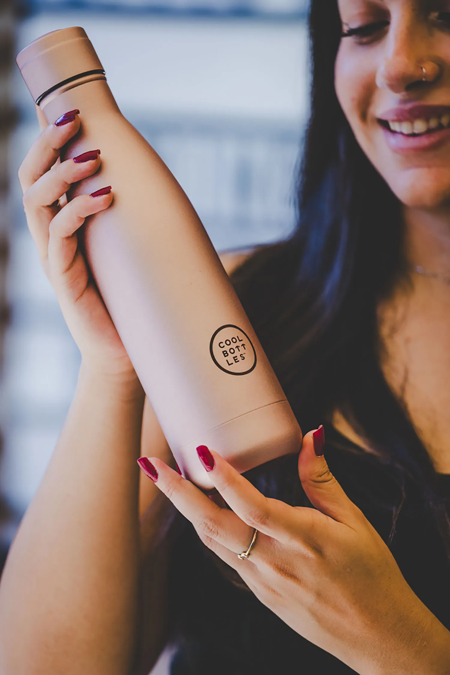 Термос–термобутылка Cool Bottles Metallic Rose 750 мл CB750MER