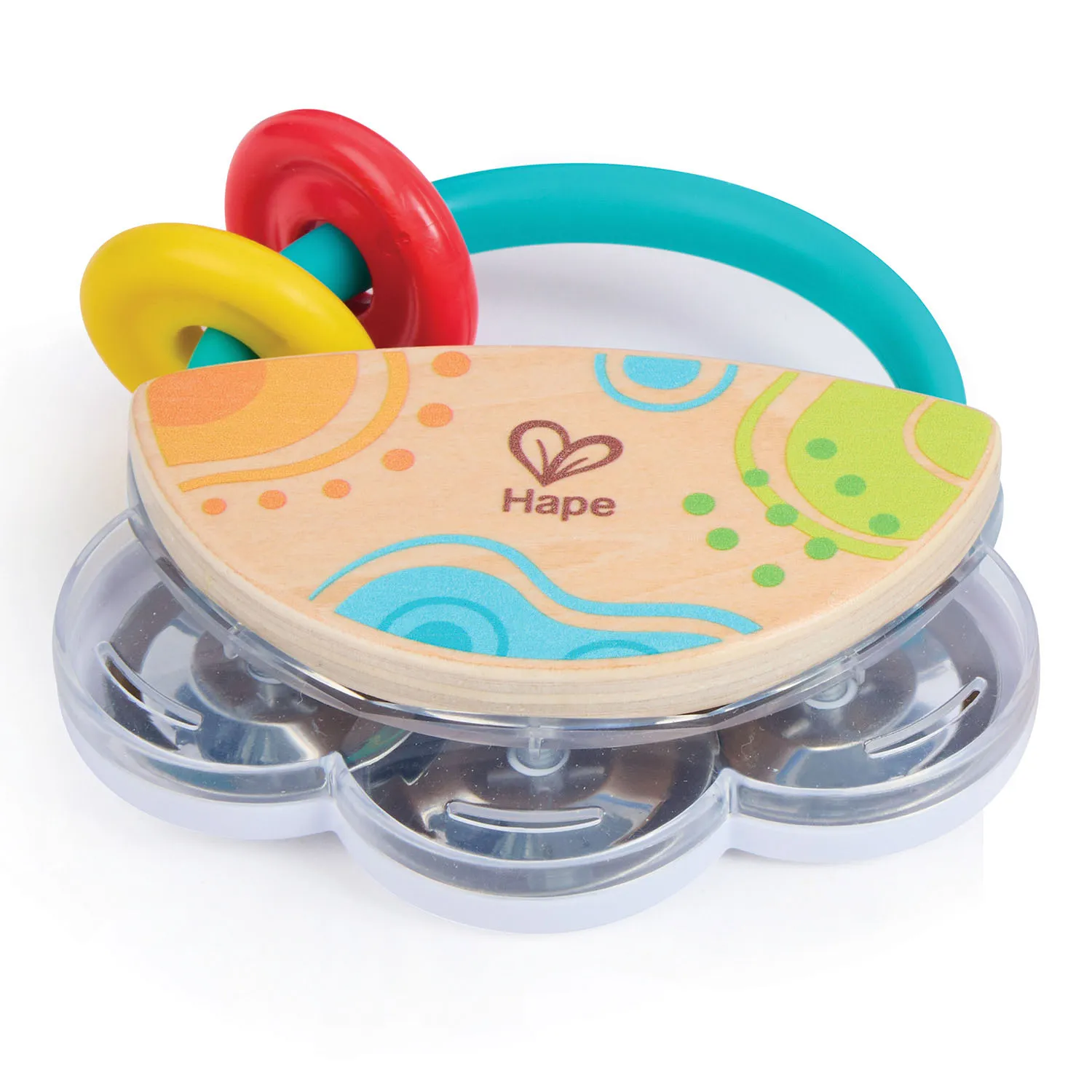 Погремушка Hape «Бубен» для малышей E0128_HP