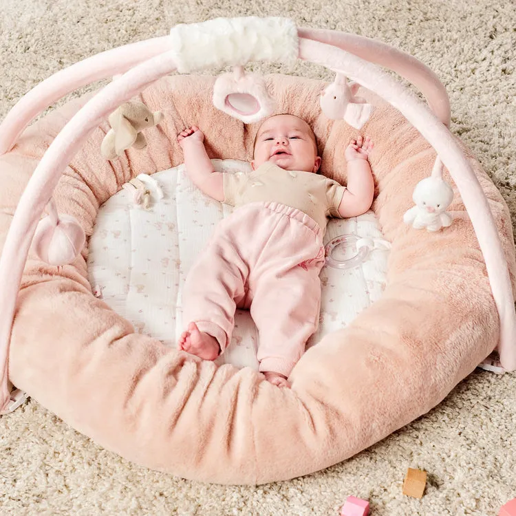 Коврик детский игровой круглый Nattou FANFAN с арками Слонёнок и Утёнок 759243