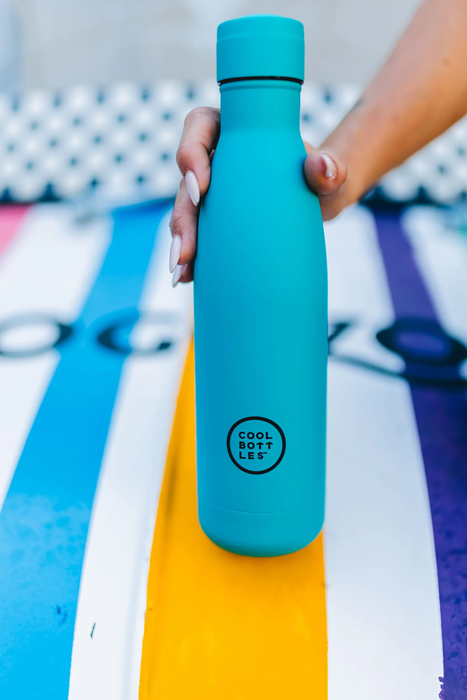 Термос-термобутылка Cool Bottles Vivid Turquoise 350 мл CB350VIT