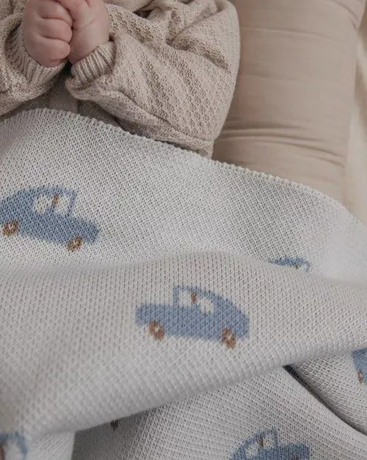 Плед детский LoomKnits Кремовый Лето 80х120 см LW23-5003-013-80/120