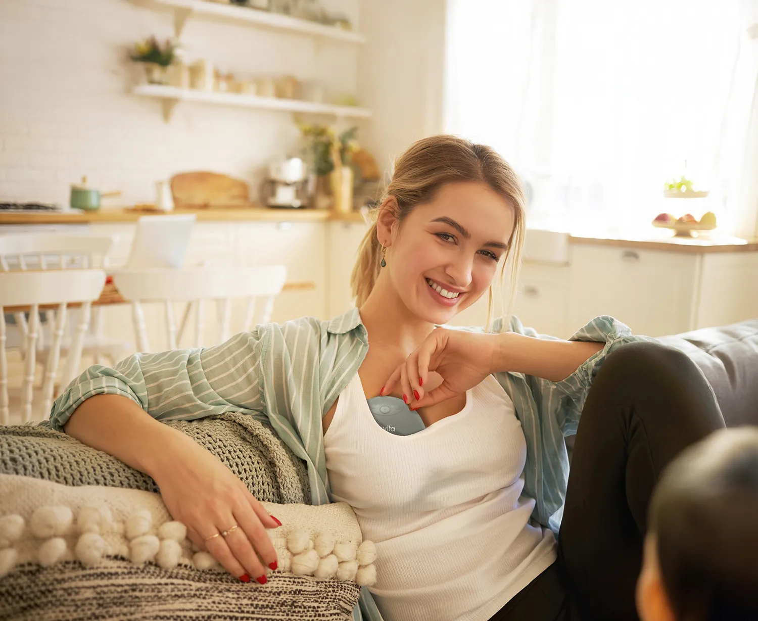 Молокоотсос Nuvita трехфазный портативный электрический одинарный 1264W Materno Flow NU-ALTL0082