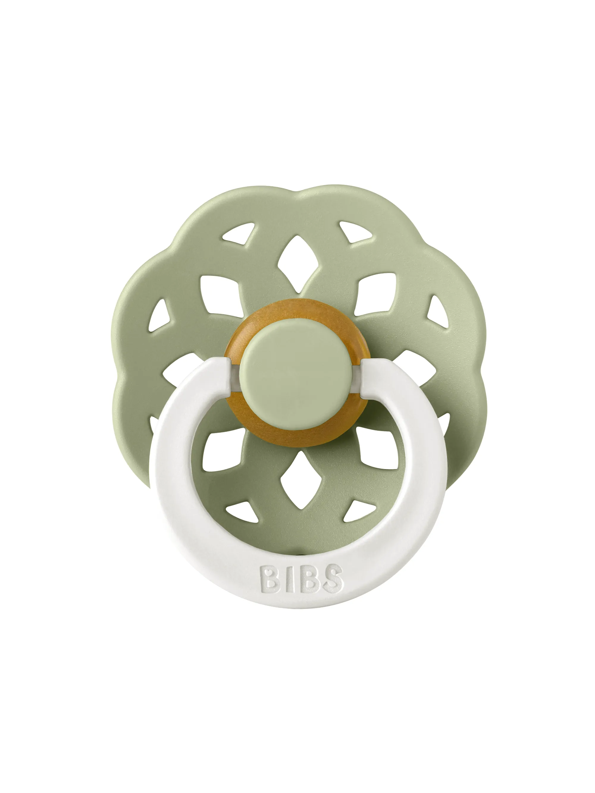 Пустышка латексная ночная BIBS Boheme Glow 0+ месяцев