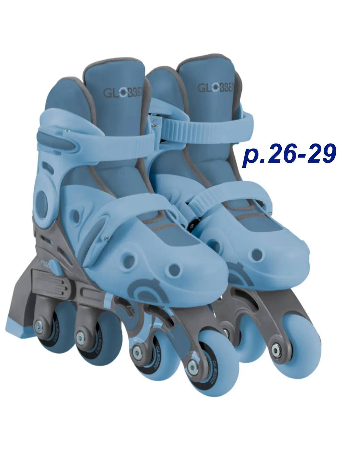 Коньки роликовые Globber 2в1 р.26-29