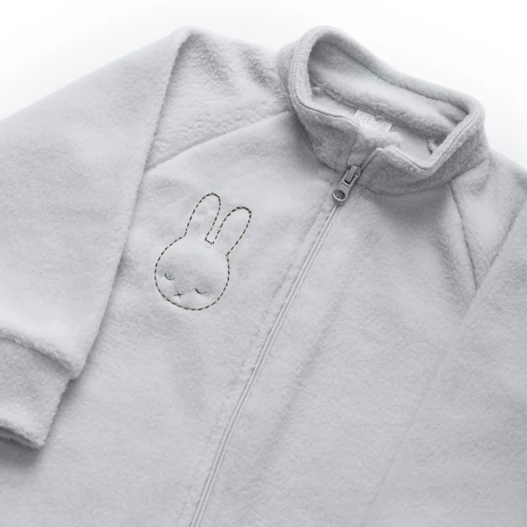 Комбинезон детский Mansita Comfi флисовый светло-серый