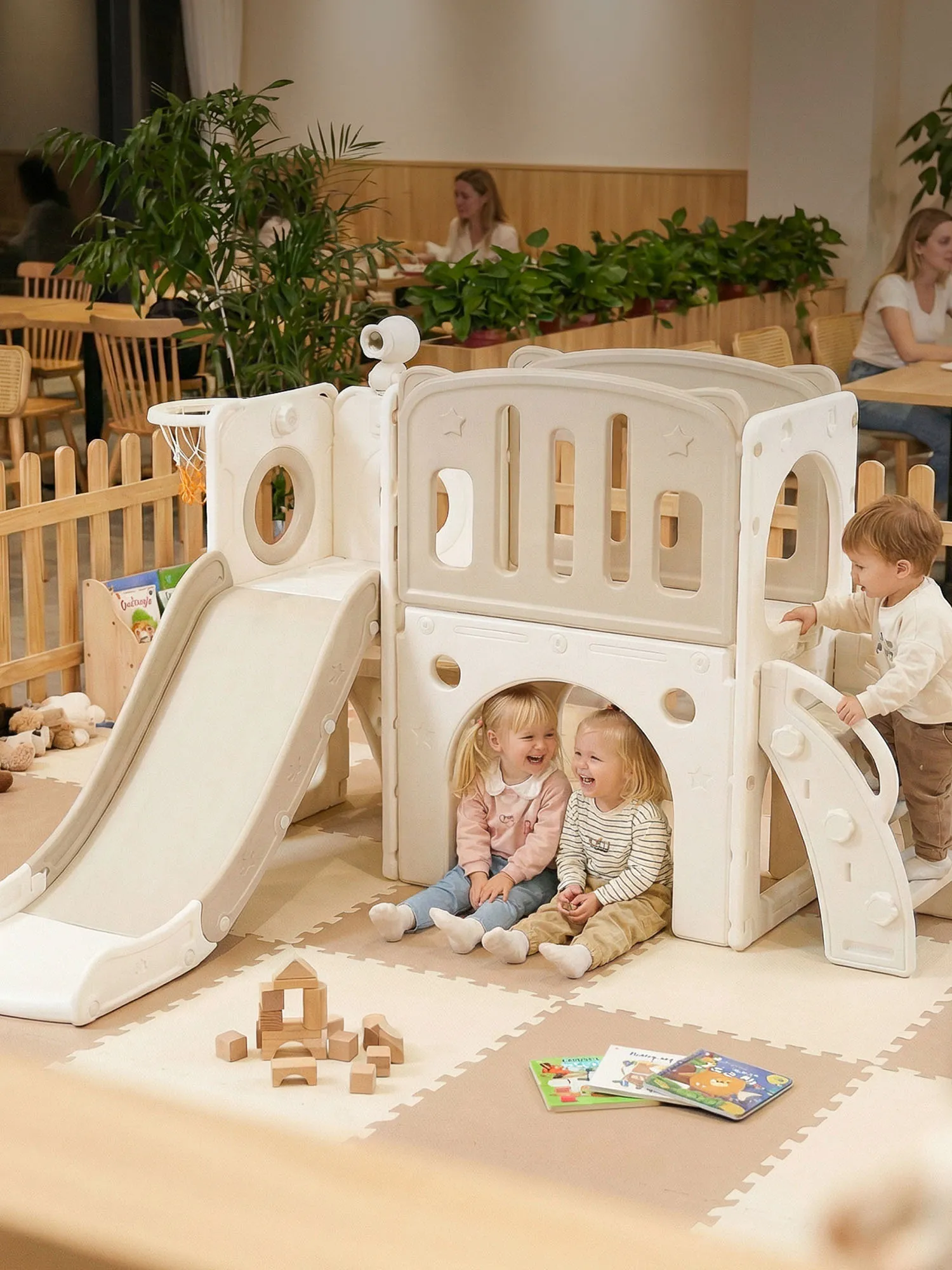 Комплекс игровой с горкой UNIX Kids Star