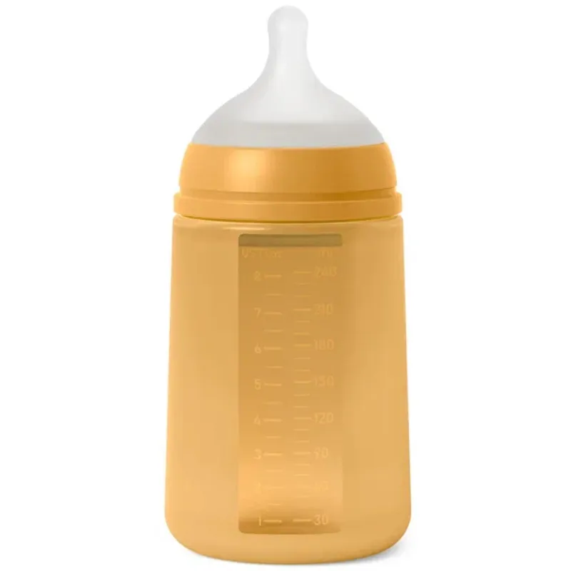 Бутылочка силиконовая Suavinex 240 мл, с соской из силикона