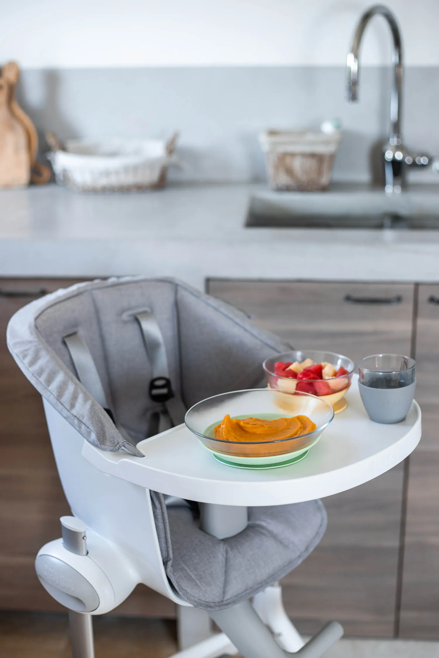 Набор посуды Beaba стеклянный 2 тарелки, чашка Coffret Repas Verre