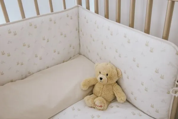 Покрывало + бортики для колыбели Micuna Rabbits TX-2009