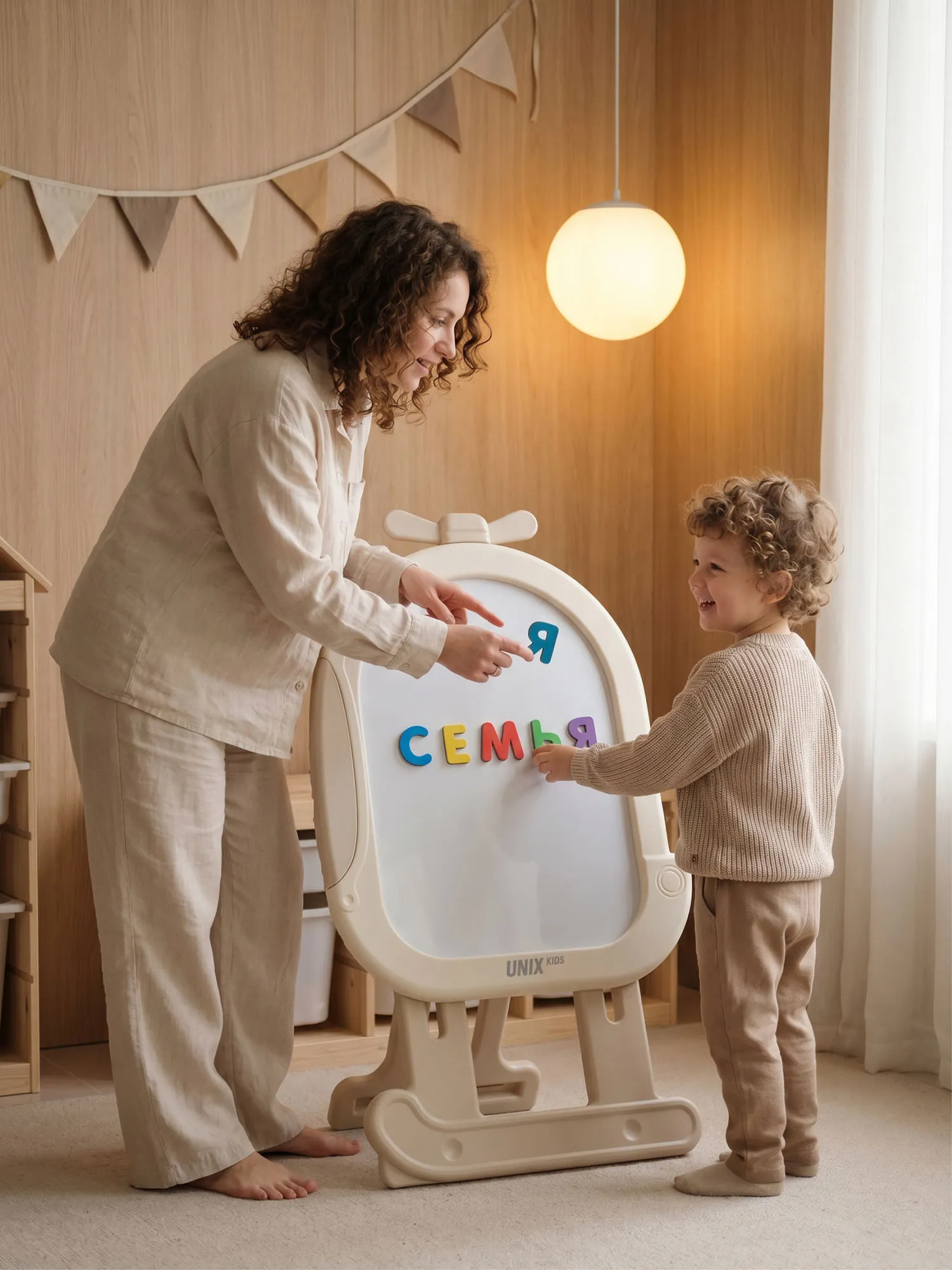 Мольберт UNIX Kids Helicopter Бежевый (Camel) PDBBASICCL. Изображение 18