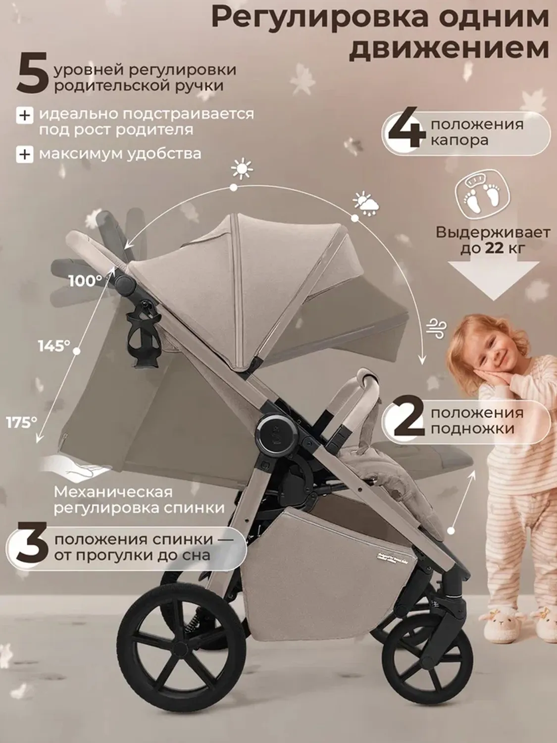 Коляска прогулочная SBL /Sweet Baby Unica