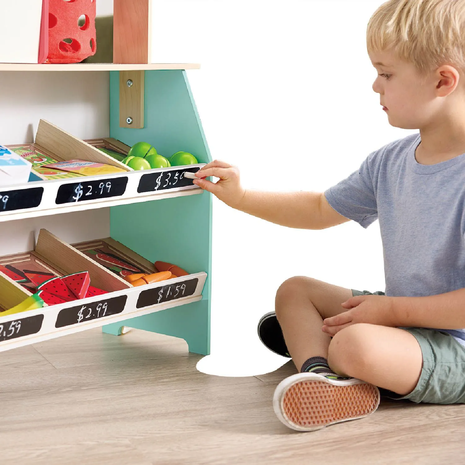 Набор игровой детский HAPE Фермерский супермаркет 51 элемент E3209_HP