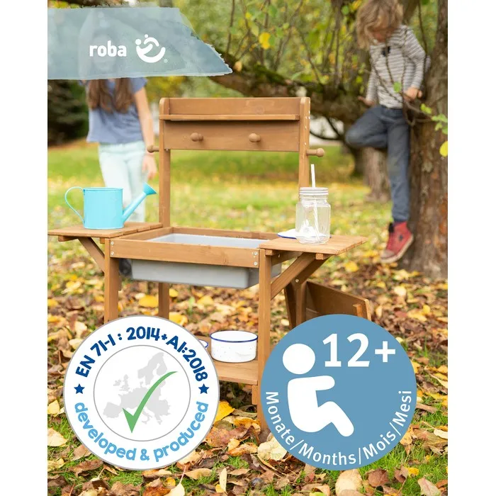 Кухня детская игровая ROBA для улицы Midi орех 456019TE