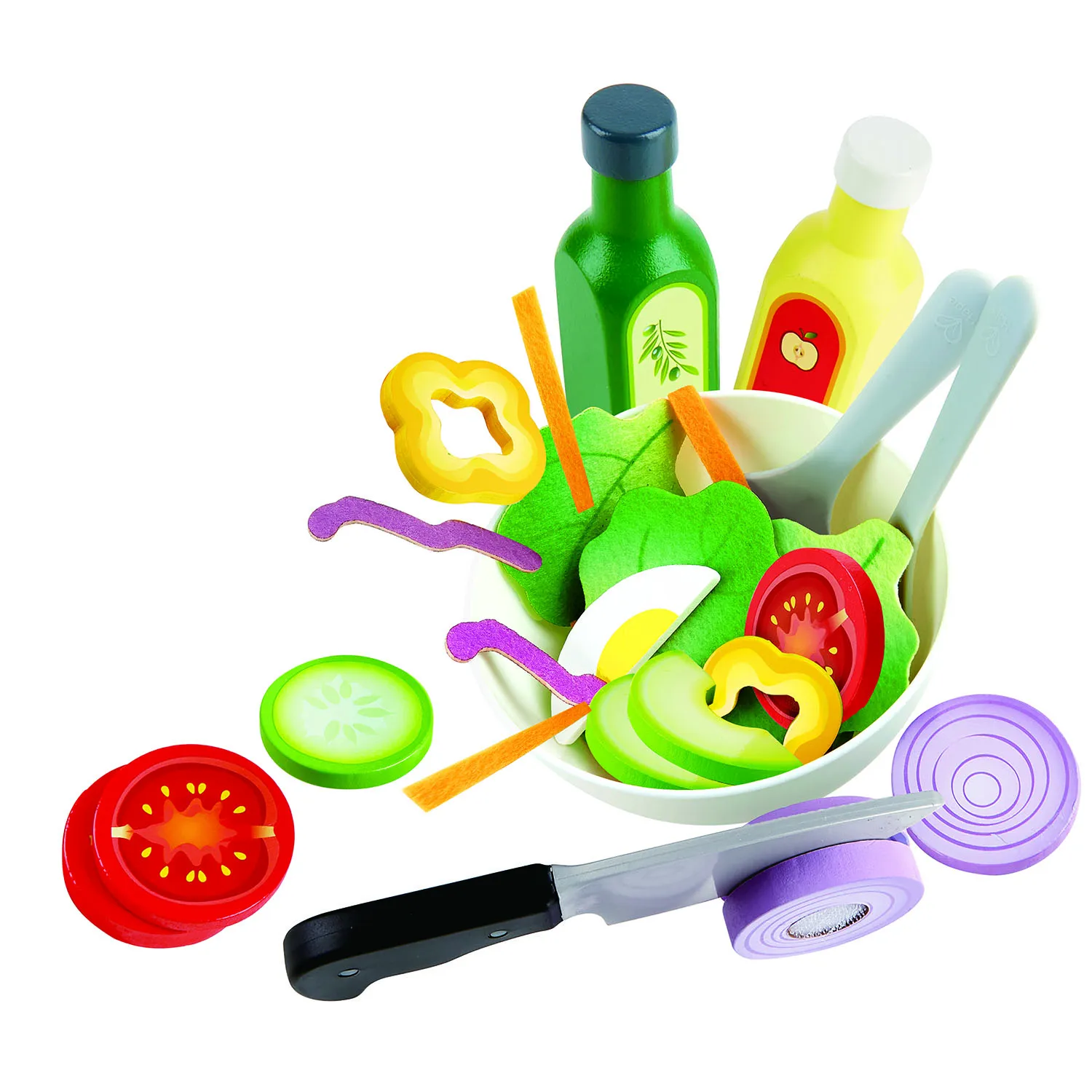 Набор игровой HAPE для детей «Салат из овощей», 40 предметов E3174_HP