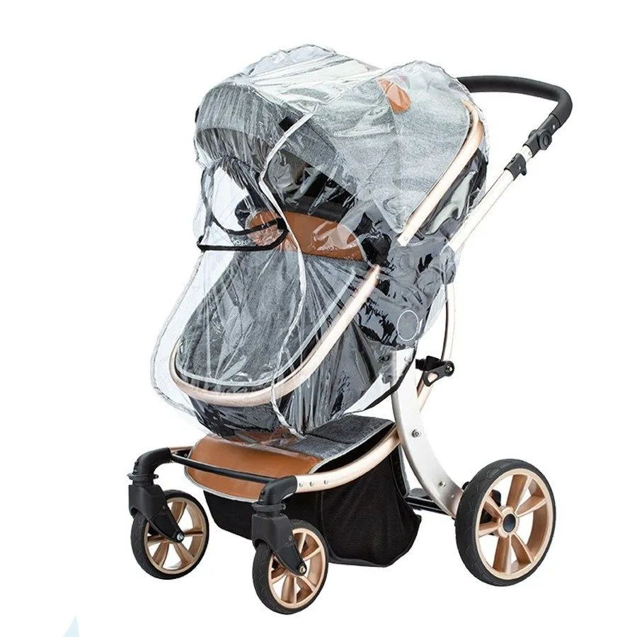 Дождевик Roxy-Kids на коляску универсальный со светоотражателем в сумке RRC-002