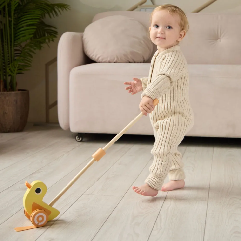 Игрушка-каталка edda Утёнок PAH-01001