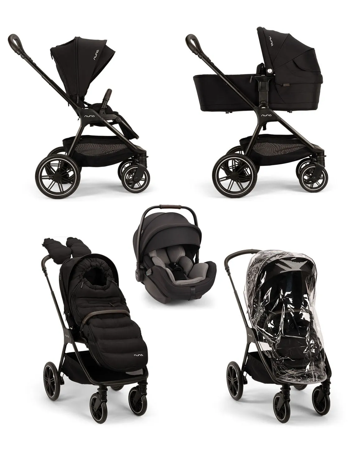 Коляска 3 в 1 Nuna TRIV LX AS с автолюлькой ARRA FLEX
