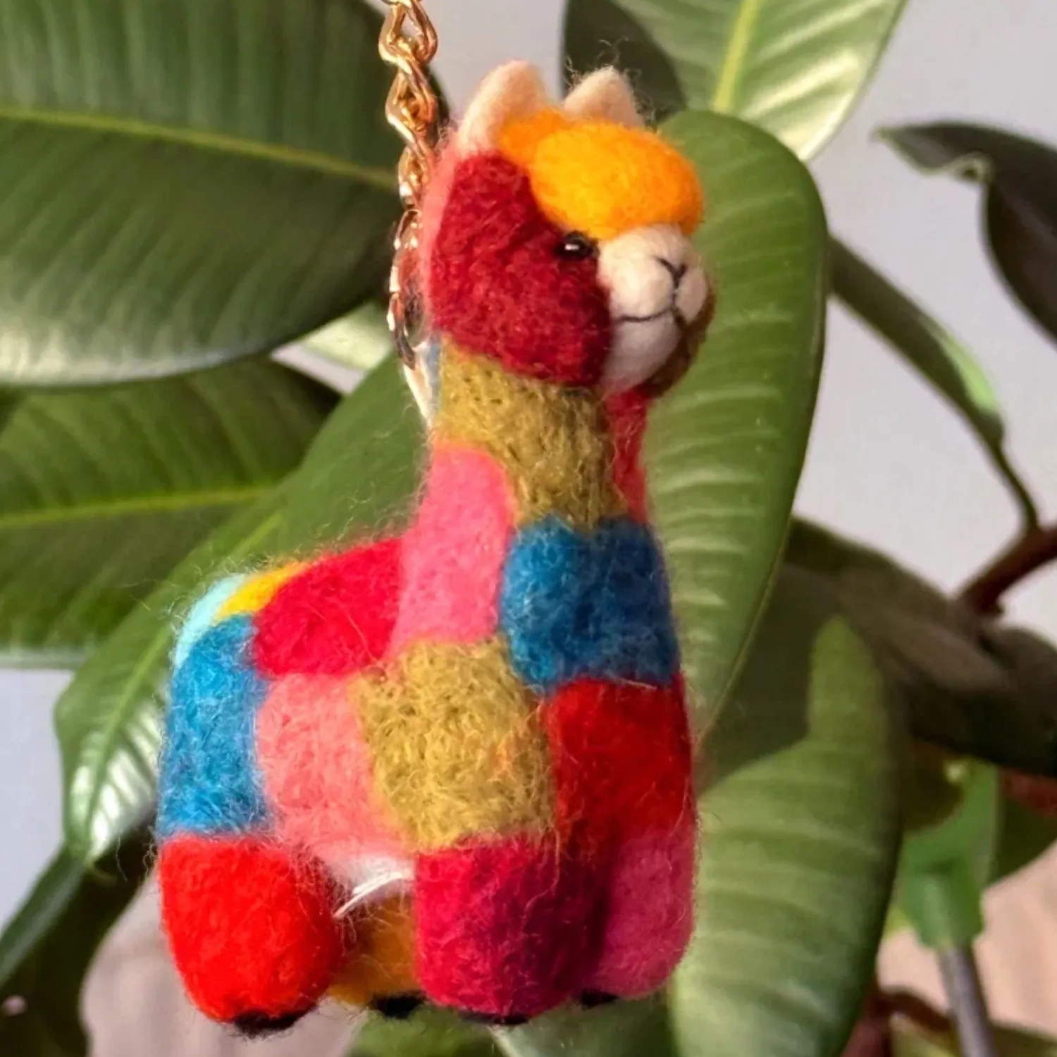 Брелок валяный ЛеРаРу альпачонок Киспи