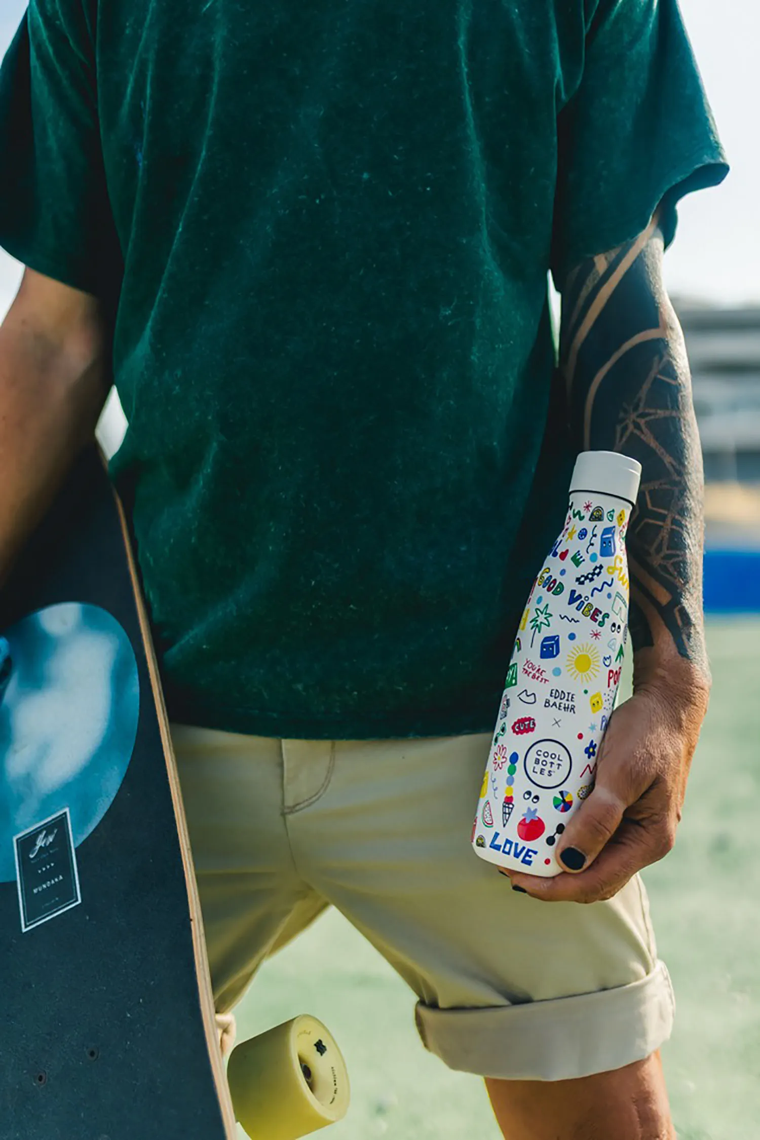 Термос-термобутылка Cool Bottles Eddie Baehr Good Vibes 500 мл