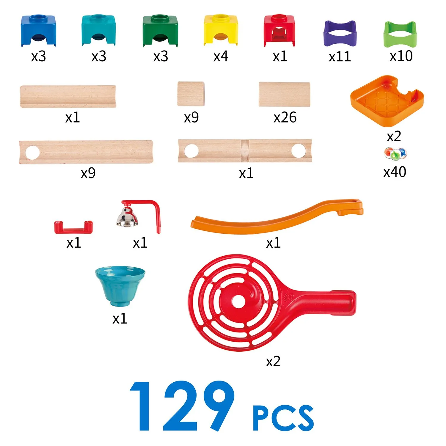 Игровой набор Hape «Каскад шариков» E1100_HP