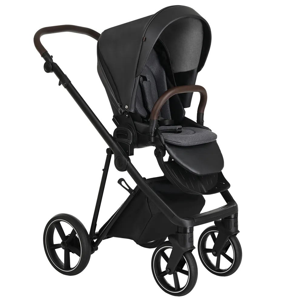 Коляска 2 в 1 Roan Sol экокожа