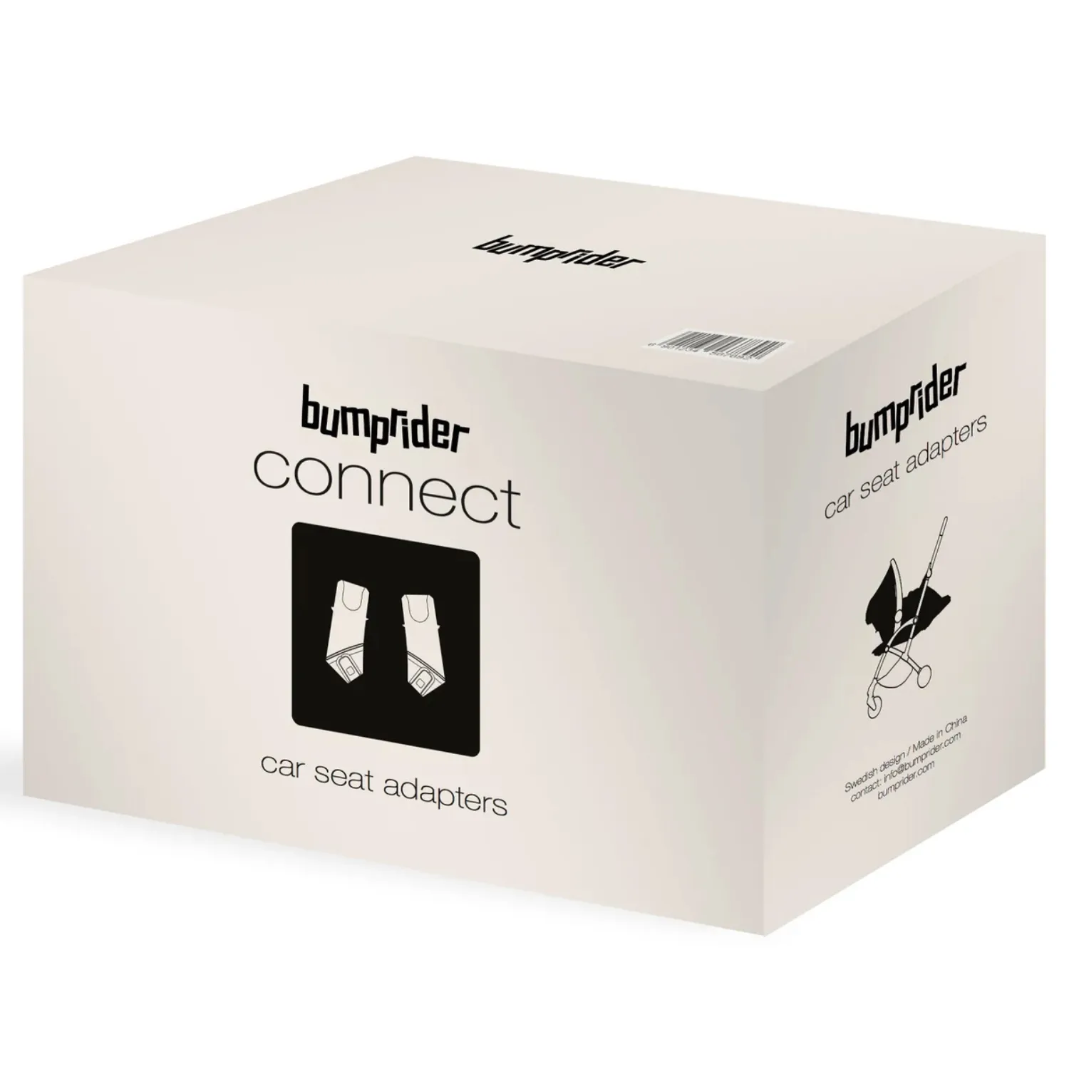 Коляска 2 в 1 Bumprider Connect 3 с бампером и адаптером для автокресла