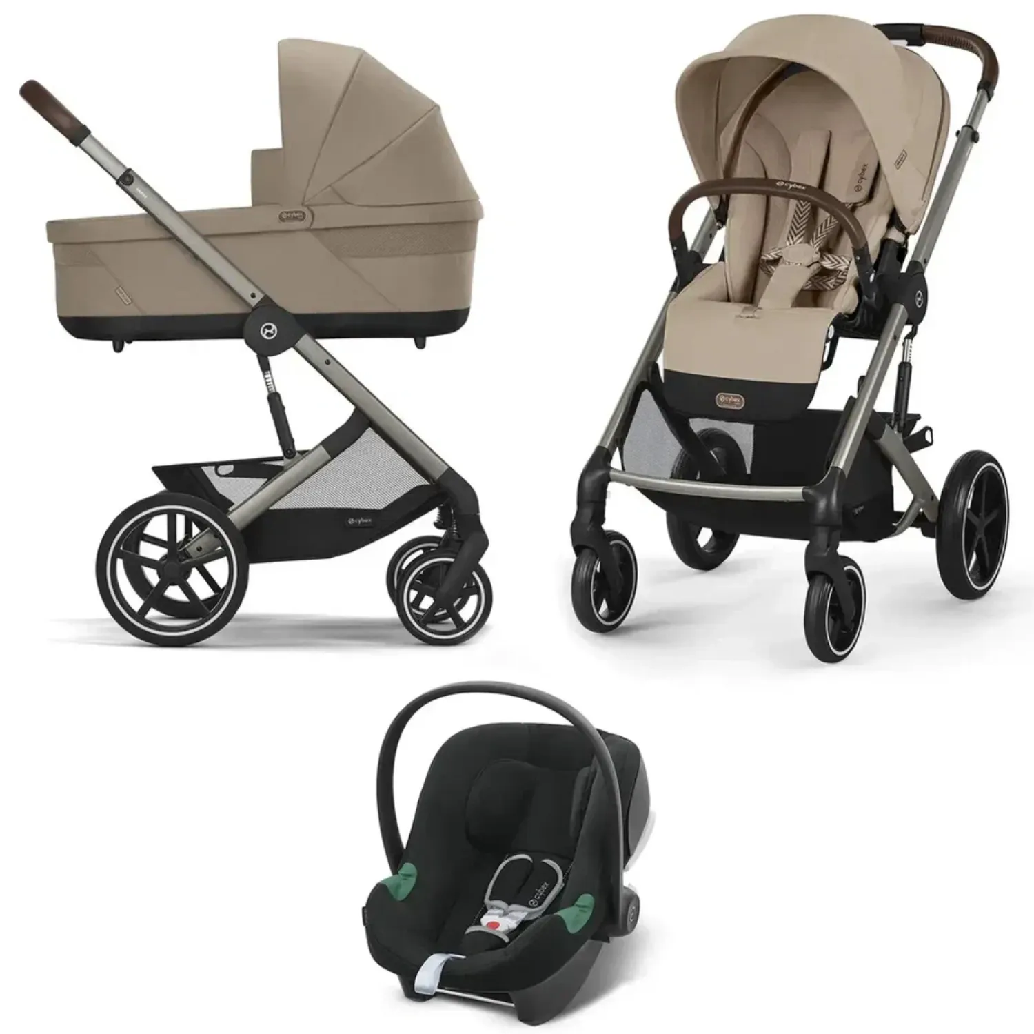 Коляска 3 в 1 Cybex Balios S Lux с дождевиком 2025