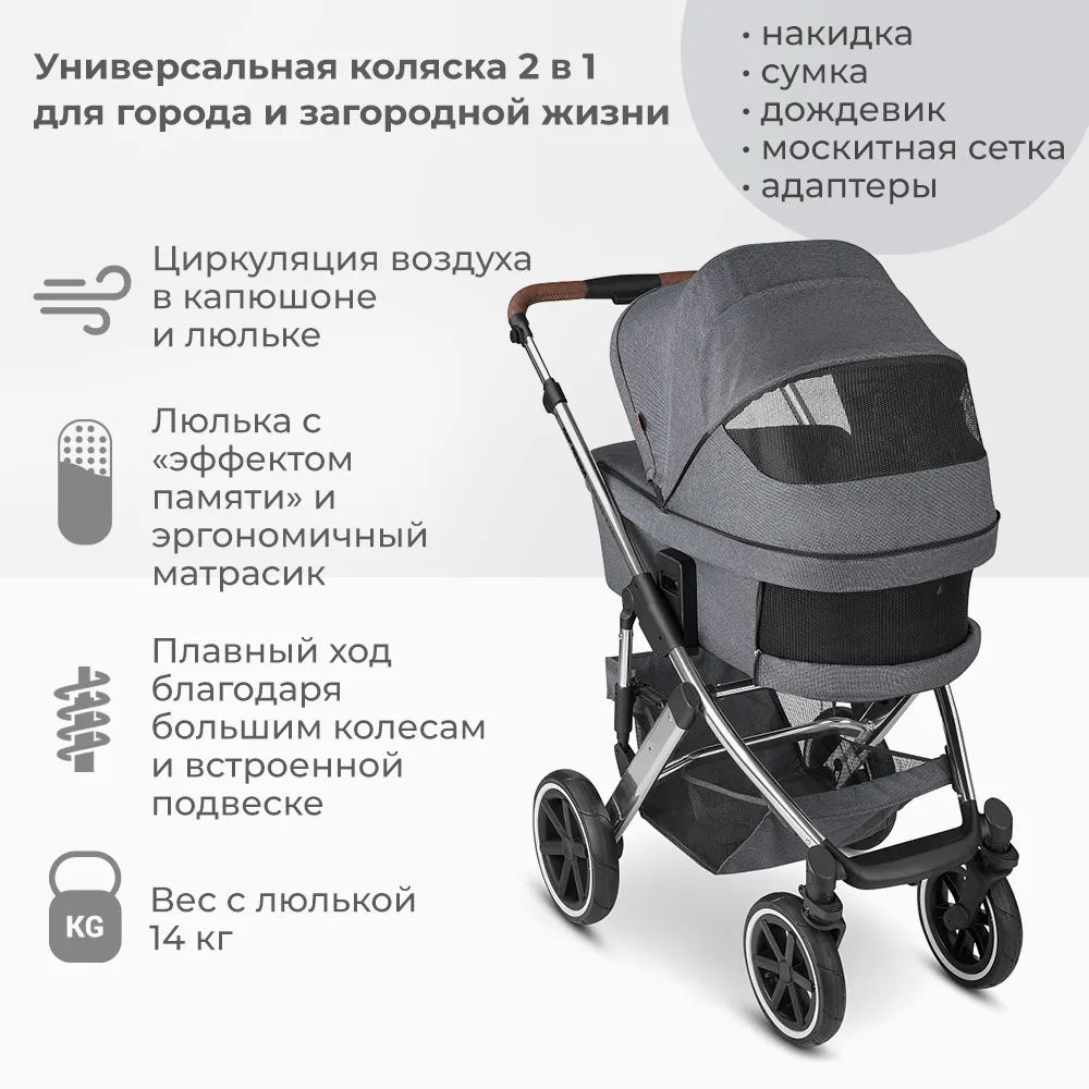 Коляска 2 в 1 ABC-Design Salsa 4 Air