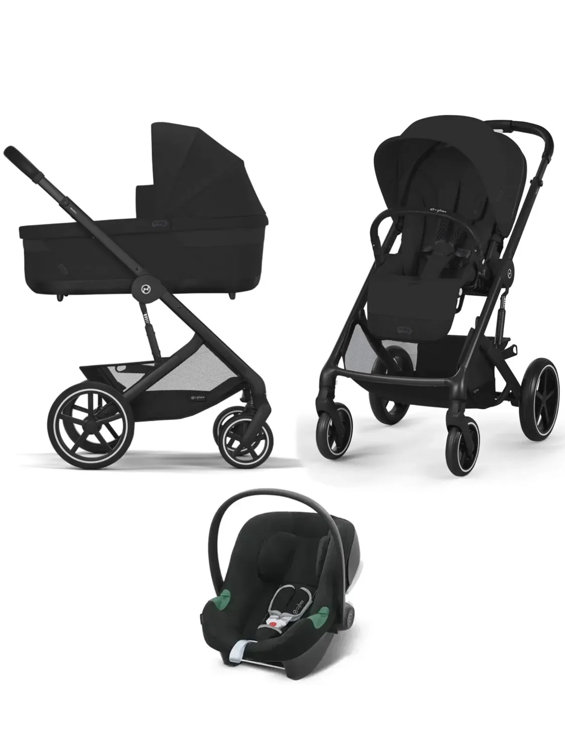 Коляска 3 в 1 Cybex Balios S Lux с дождевиком