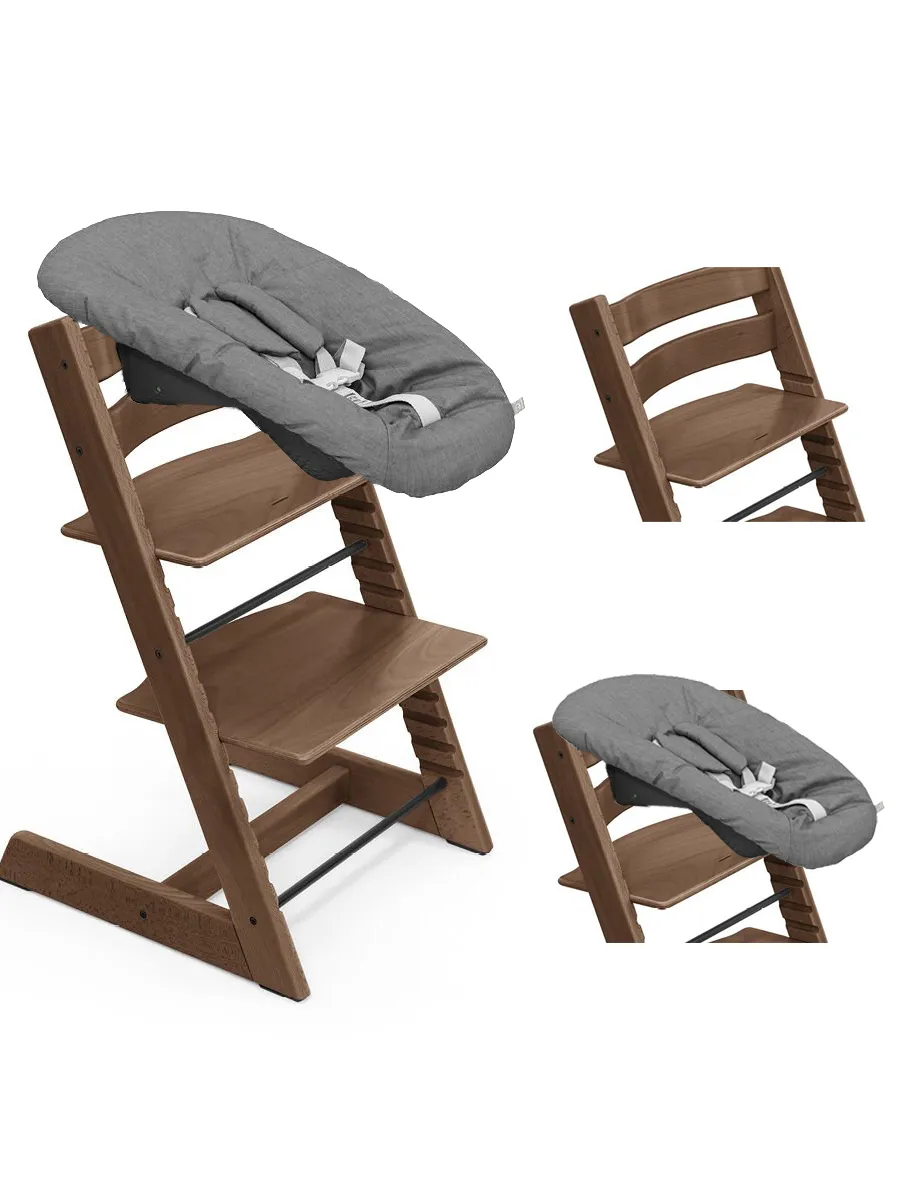 Стульчик растущий для новорожденных Stokke Tripp Trapp бук с сиденьем Newborn