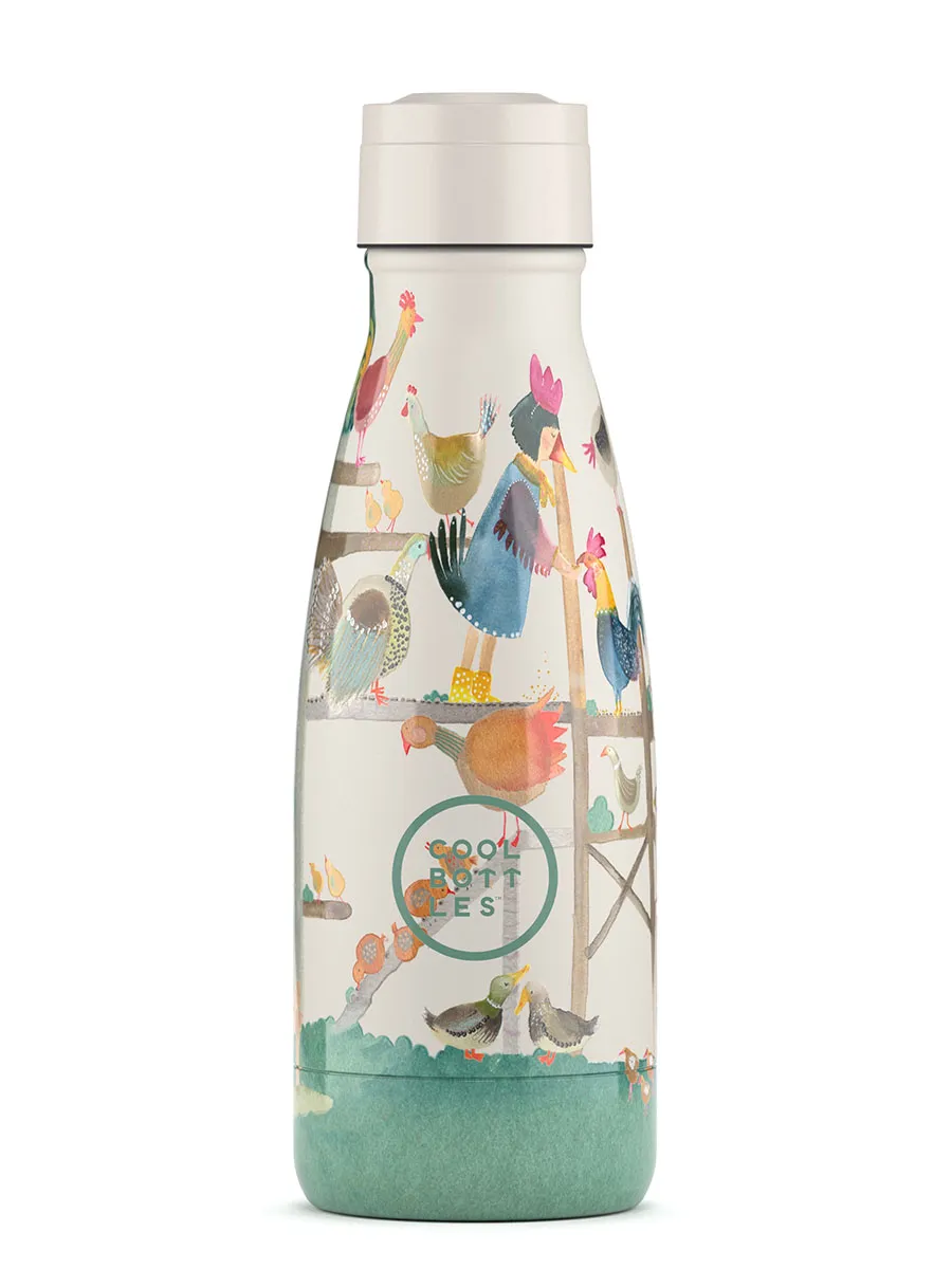 Термос-термобутылка Cool Bottles Kids серия Adventure Hen House 260мл CBBK26HH. Изображение 2
