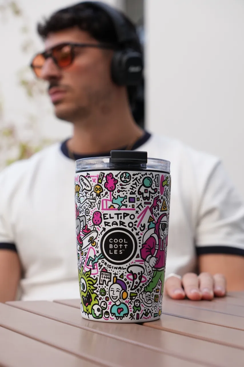 Термокружка Cool Bottles Tumbler El Tipo Raro Urban Picnic 330мл CBT33UPI. Изображение 11