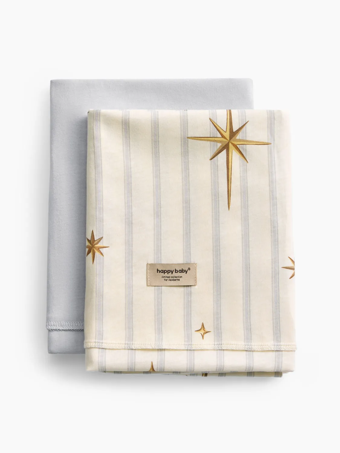 Набор пеленок Happy Baby детских 90x90 см 2 шт. голубой (blue) 87590. Изображение 1