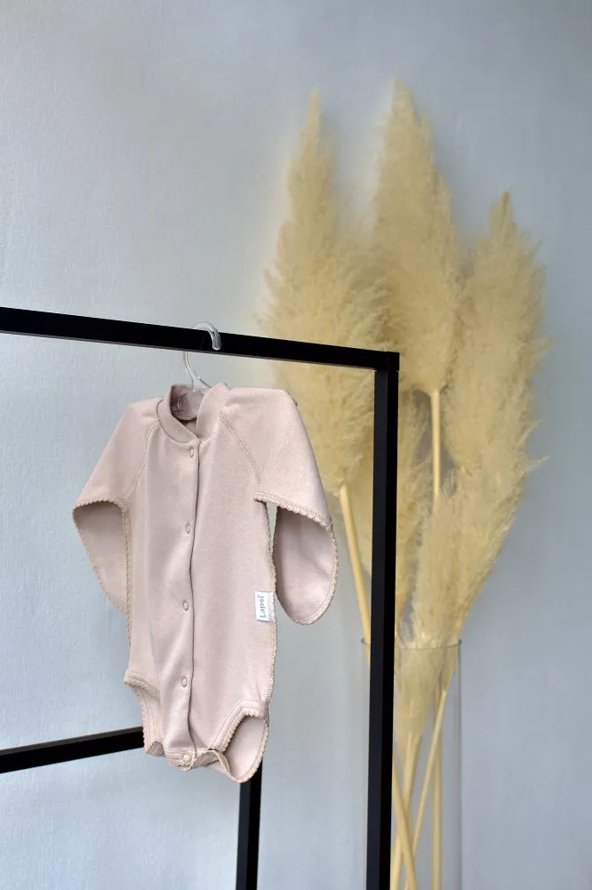 Комплект Lapsi № 2.4 боди 2 шт, цвет молочный/бежевый