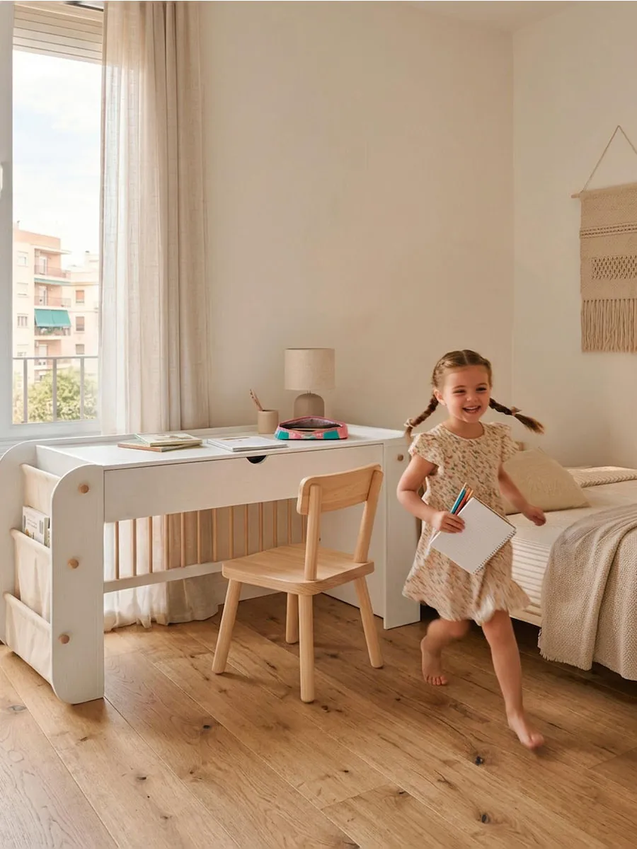 Кровать Micuna Salonica 120*60 белый/дерево (white/wood). Изображение 16
