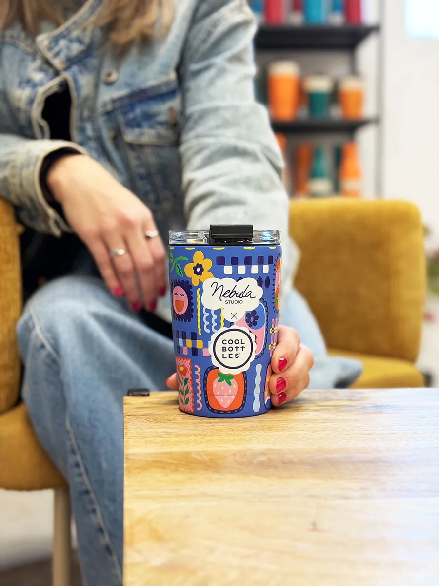 Термокружка Cool Bottles Tumbler Nebula Studio Patch Zone 330мл CBT33PZN. Изображение 7