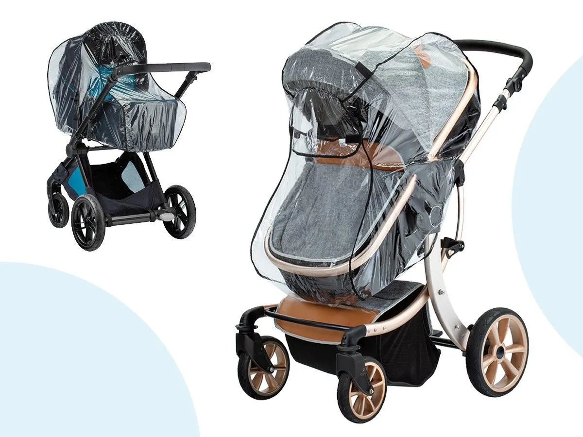 Дождевик Roxy-Kids на коляску универсальный в сумке RRC-001