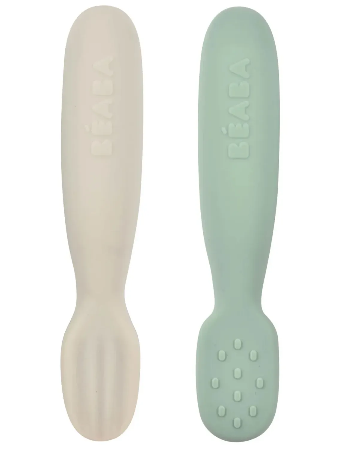 Набор ложек Beaba силиконовых в блистере 2 шт /4М+