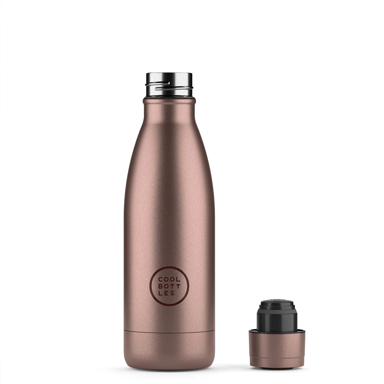 Термос-термобутылка Cool Bottles Metallic Rose 350 мл CB350MER