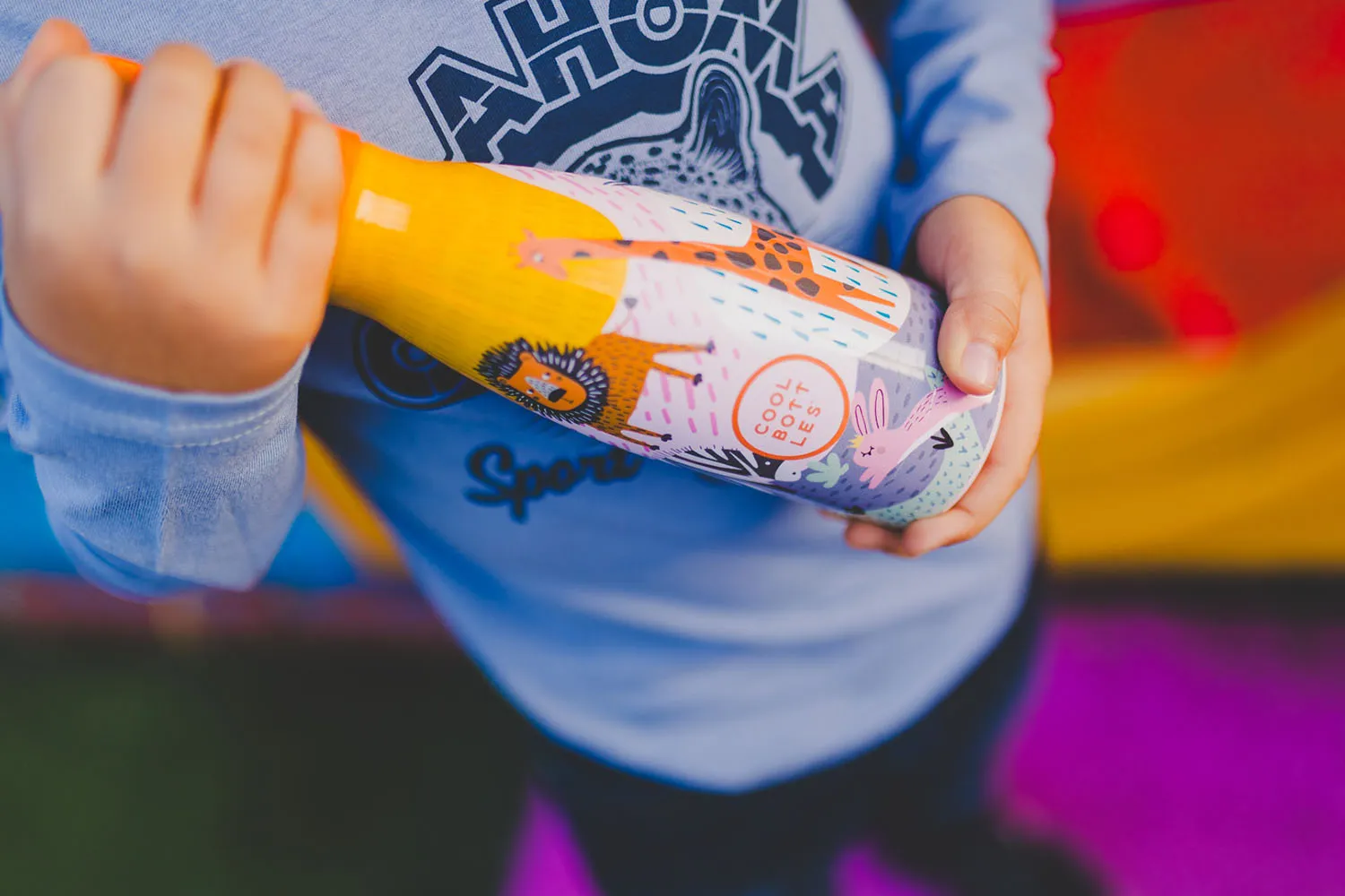 Термос–термобутылка Cool Bottles Kids серия Animals Savannah Kingdom 260мл