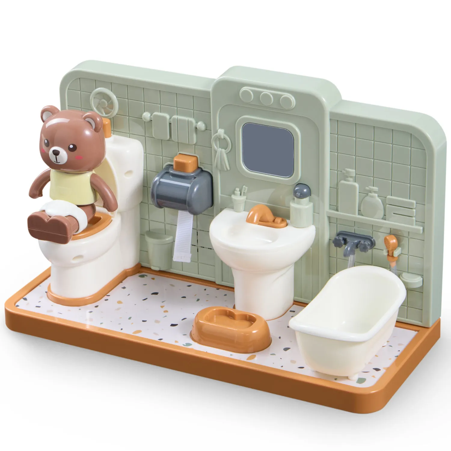 Игрушечный набор Happy Baby ванная Happy Bathroom 331973