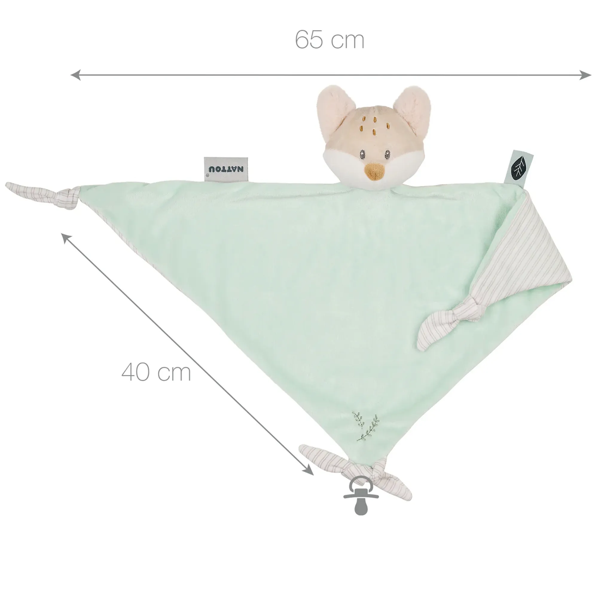 Игрушка мягкая Nattou Doudou большая FLO, ERNEST & OLI Лиса 682114