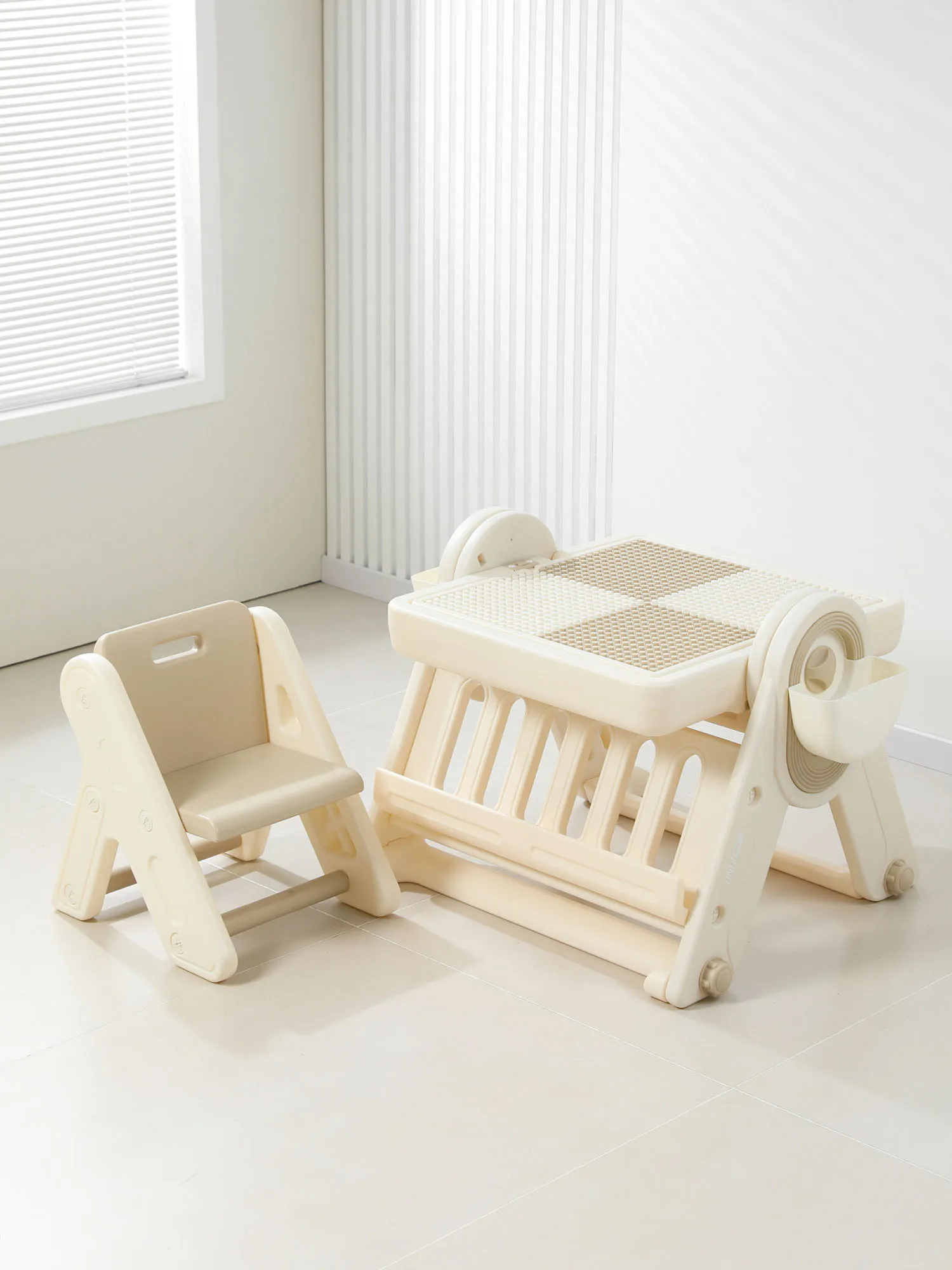 Стол со стульчиком 4 в 1 детский развивающий UNIX Kids Lego