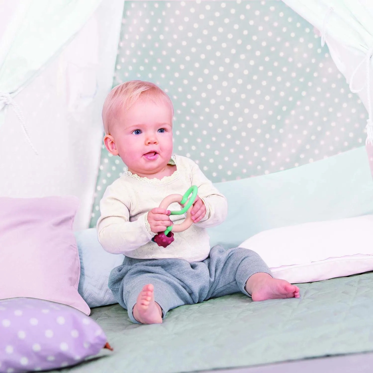 Прорезыватель для зубов Hape «Лабиринт Бусинки»