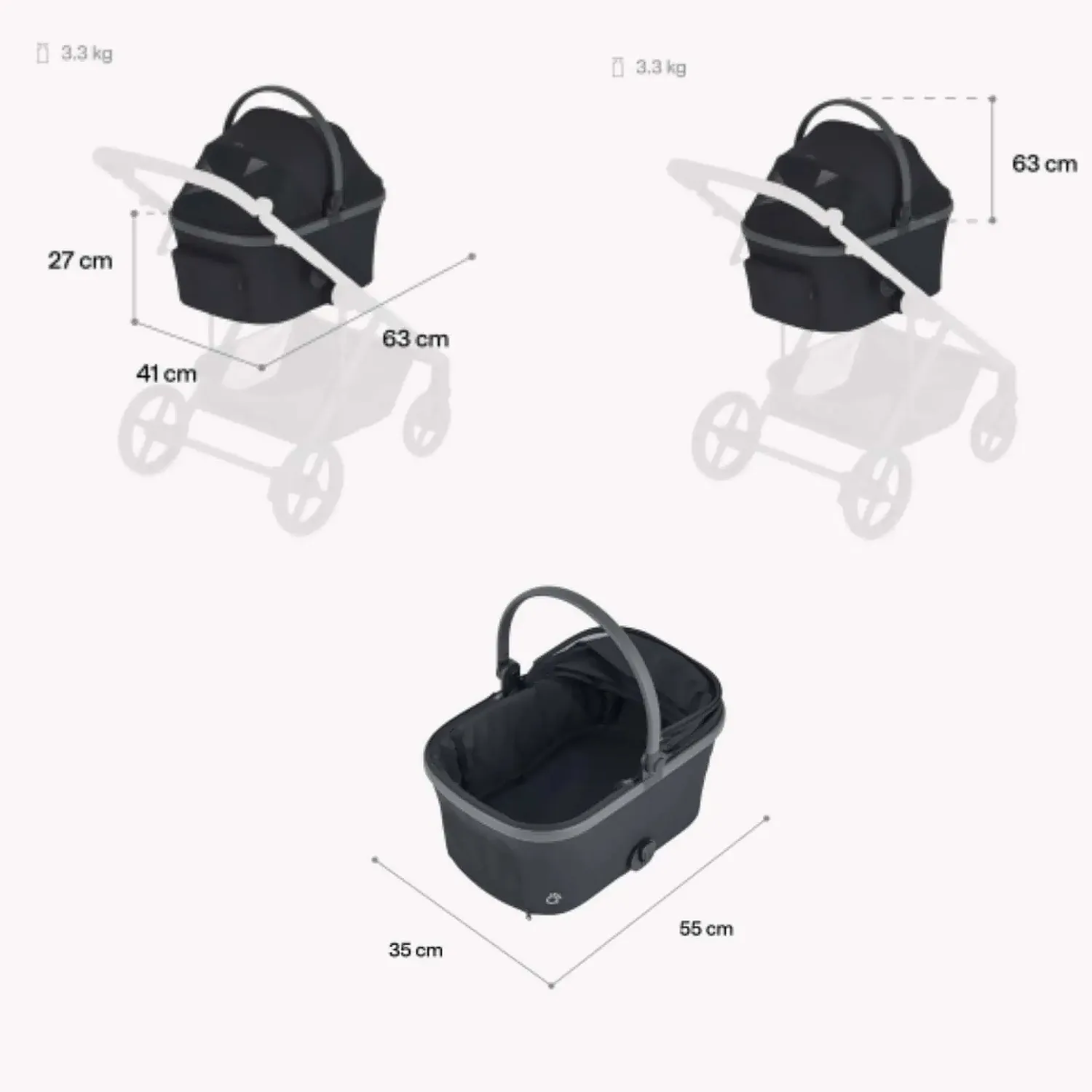 Переноска для питомца к коляске Anex Modu