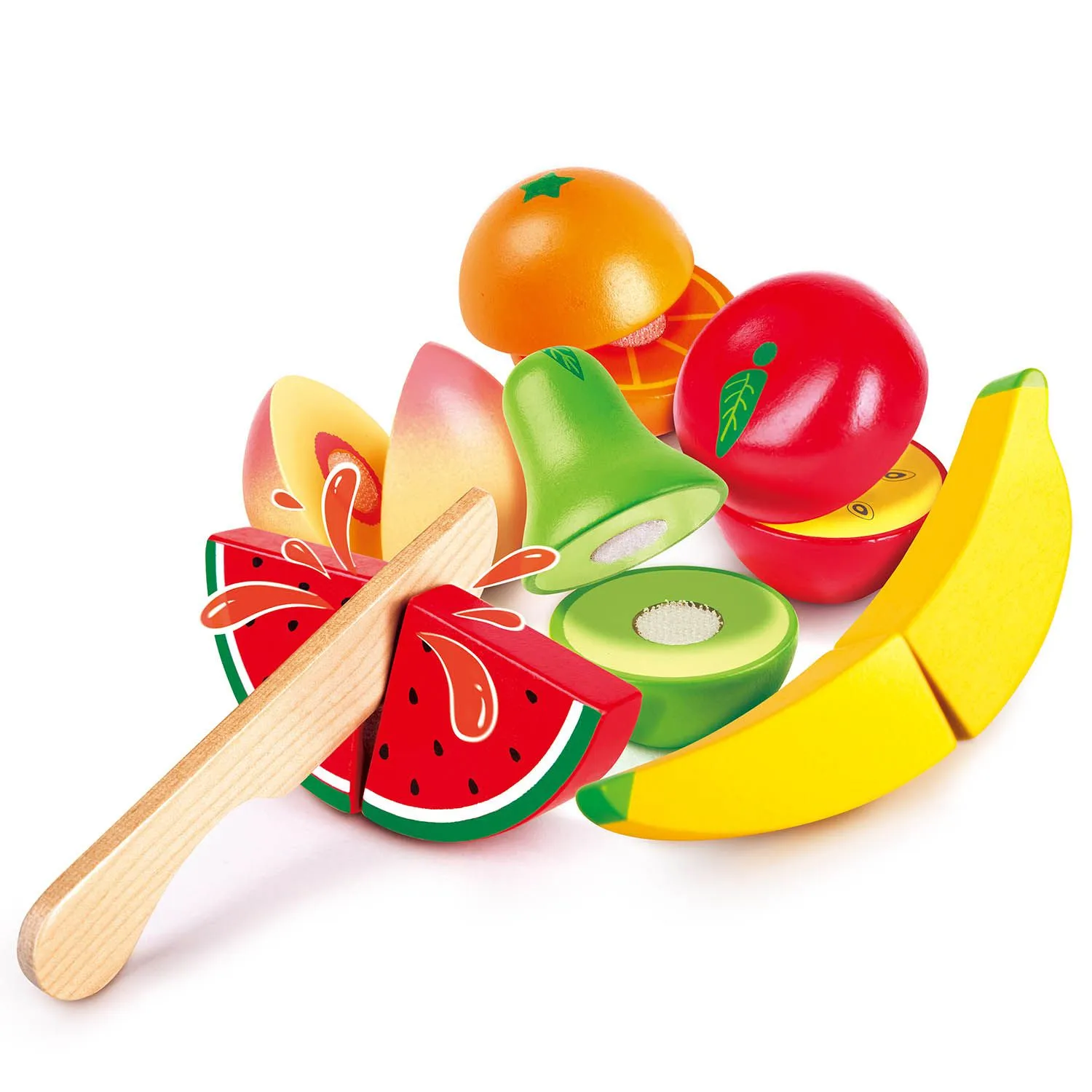 Набор игровой детский HAPE Фрукты деревянные 7 предметов  E3182_HP