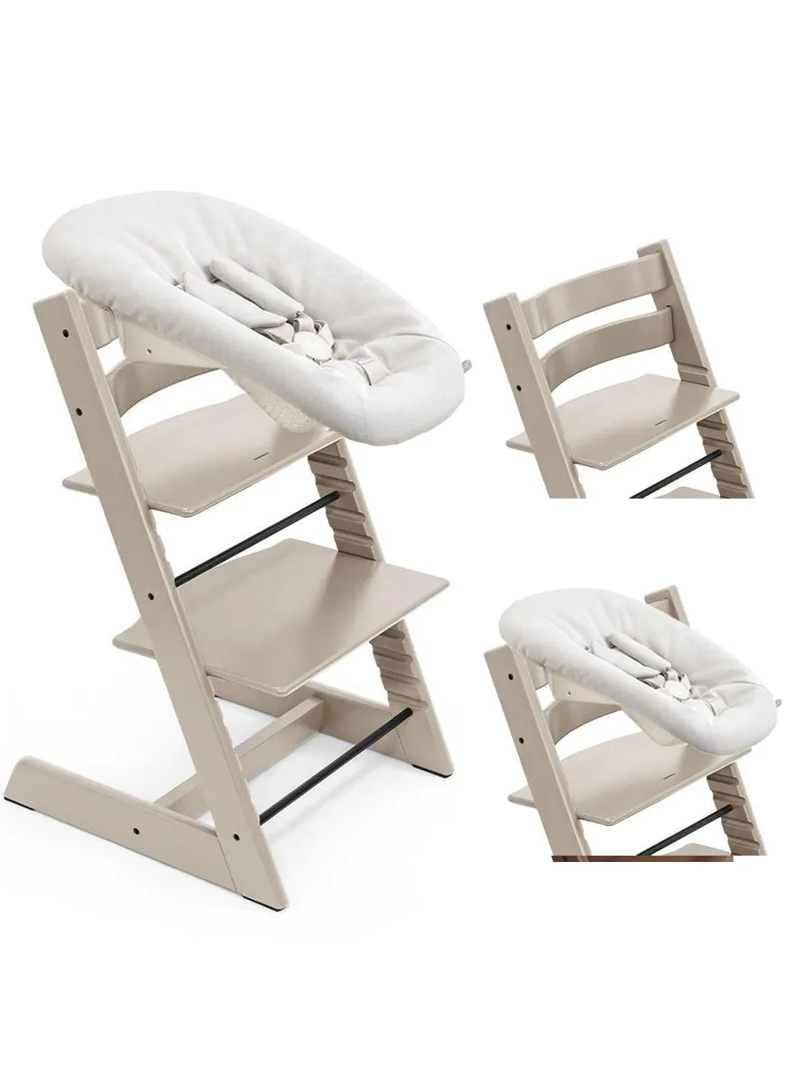 Стульчик растущий для новорожденных Stokke Tripp Trapp бук с сиденьем Newborn