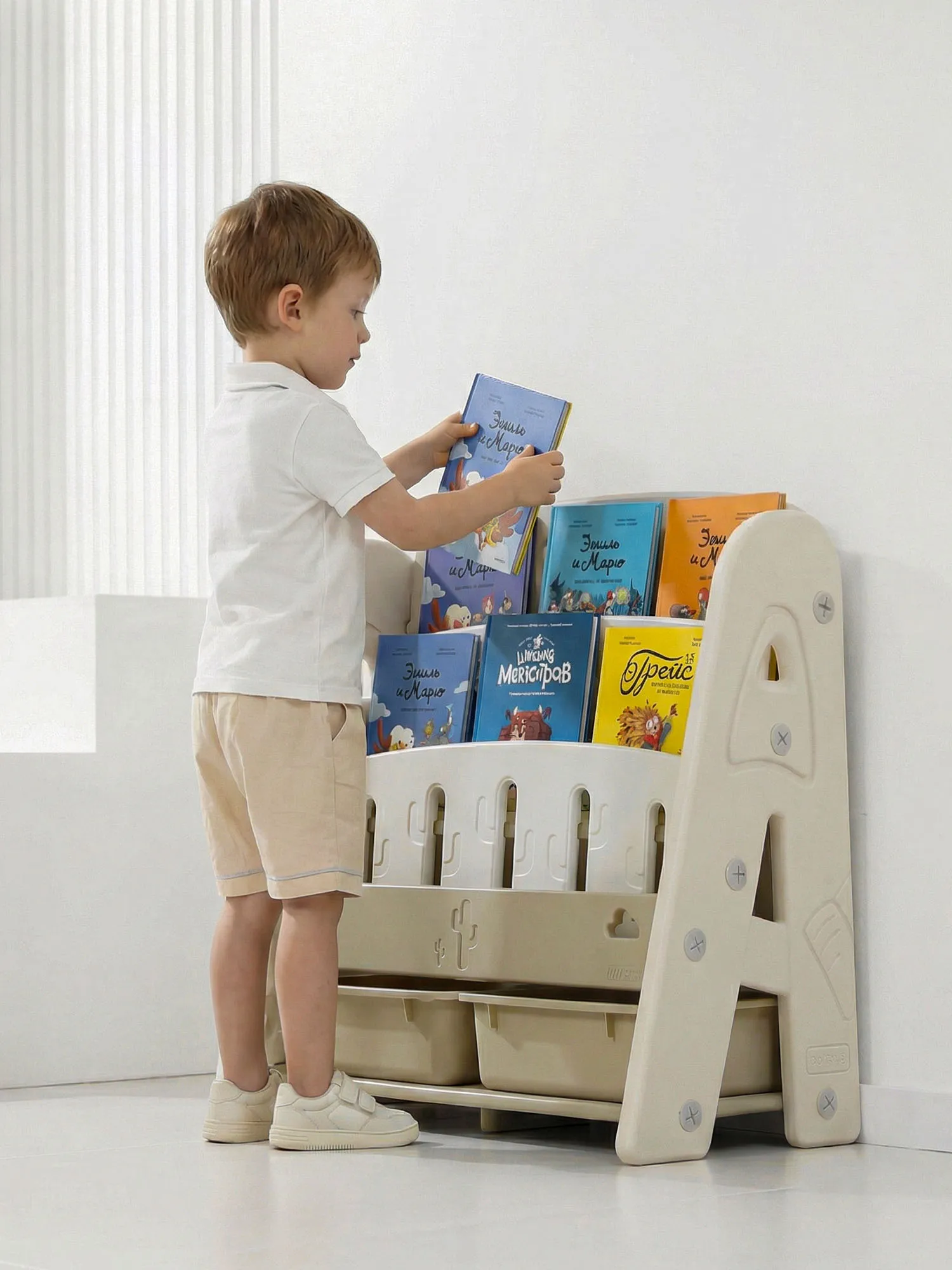 Стеллаж UNIX Kids для книг Сactus