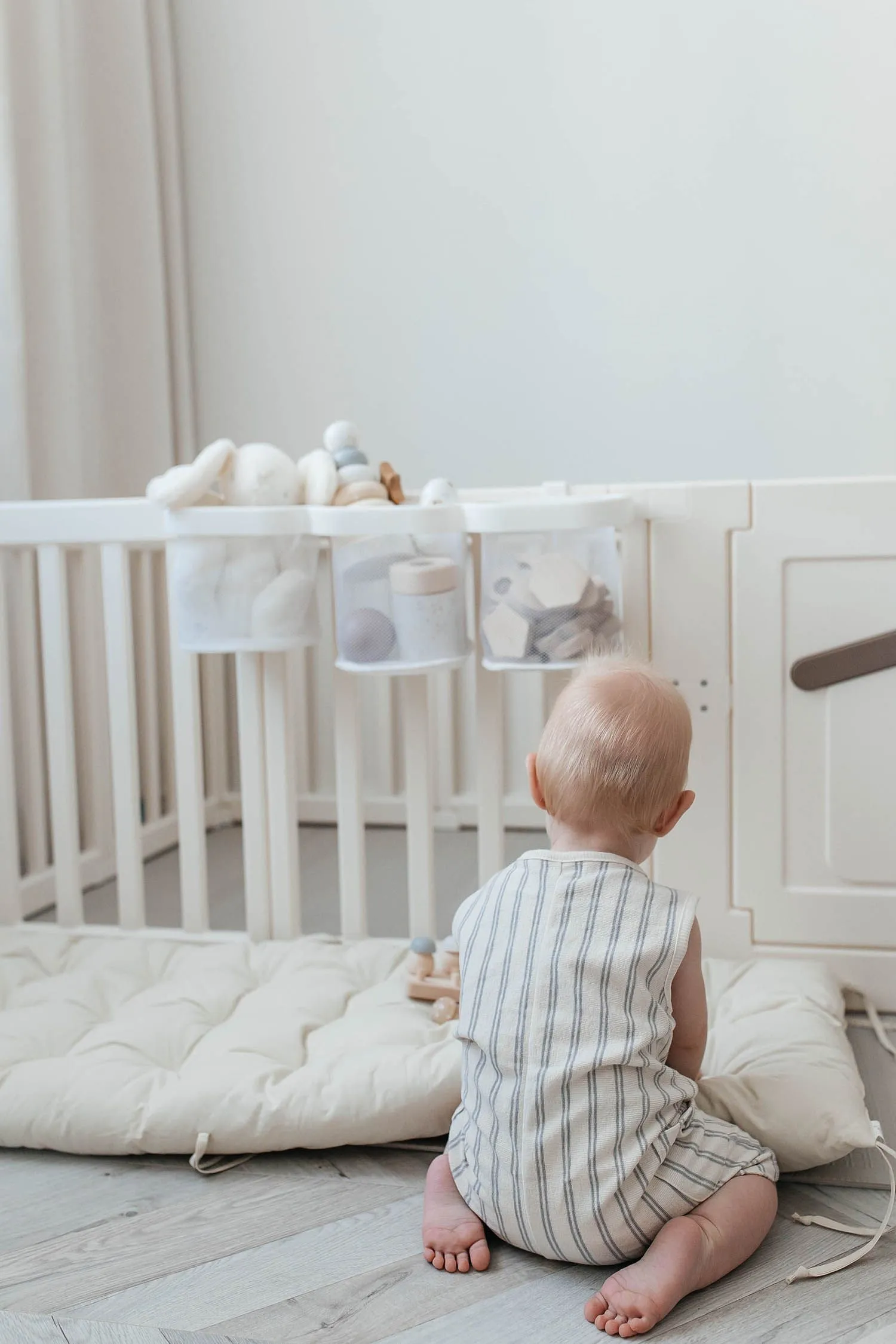 Органайзер для хранения подвесной UNIX Kids White с тремя отделениями универсальный PPBH3W