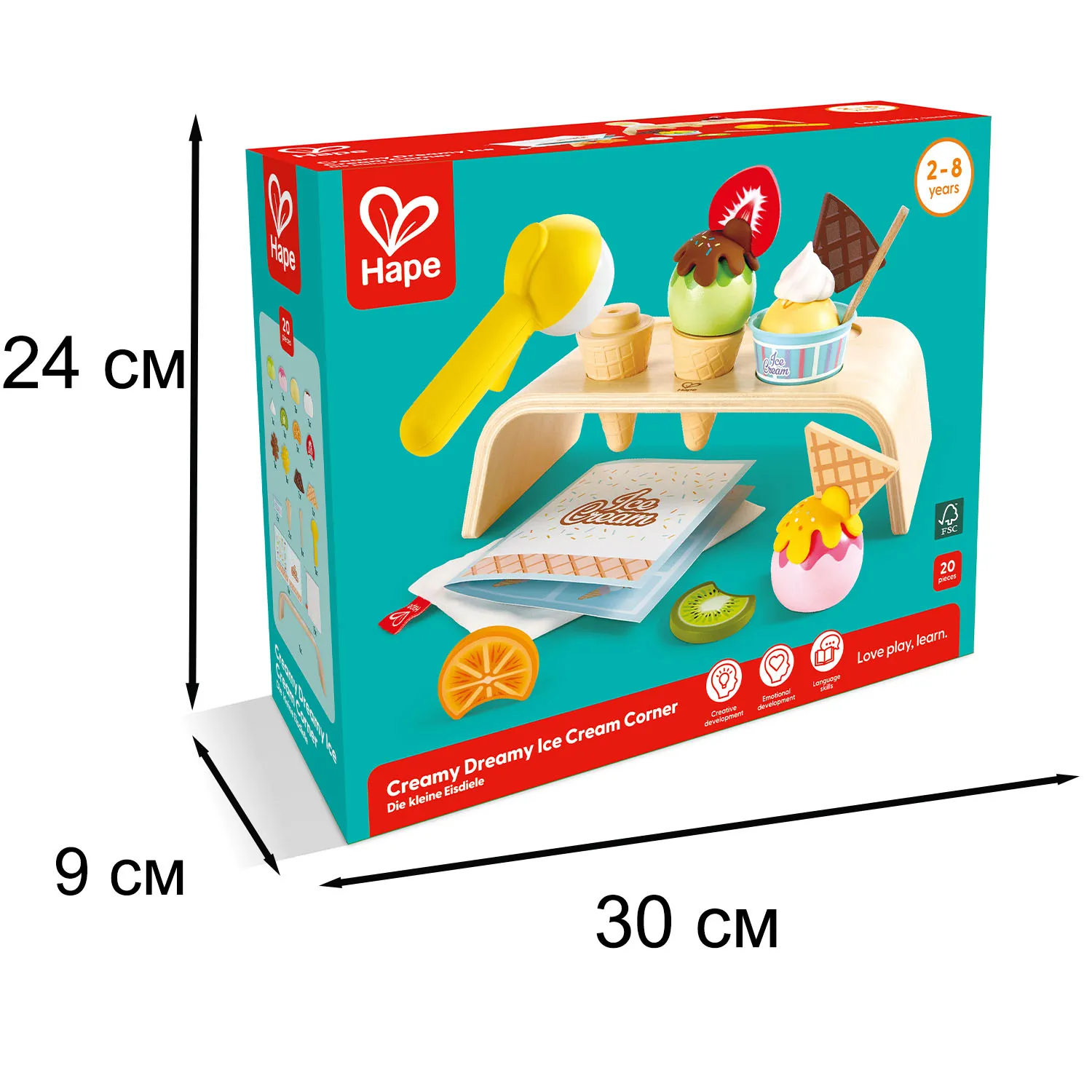 Набор игровой HAPE Сортер «Собери мороженое» E3217_HP